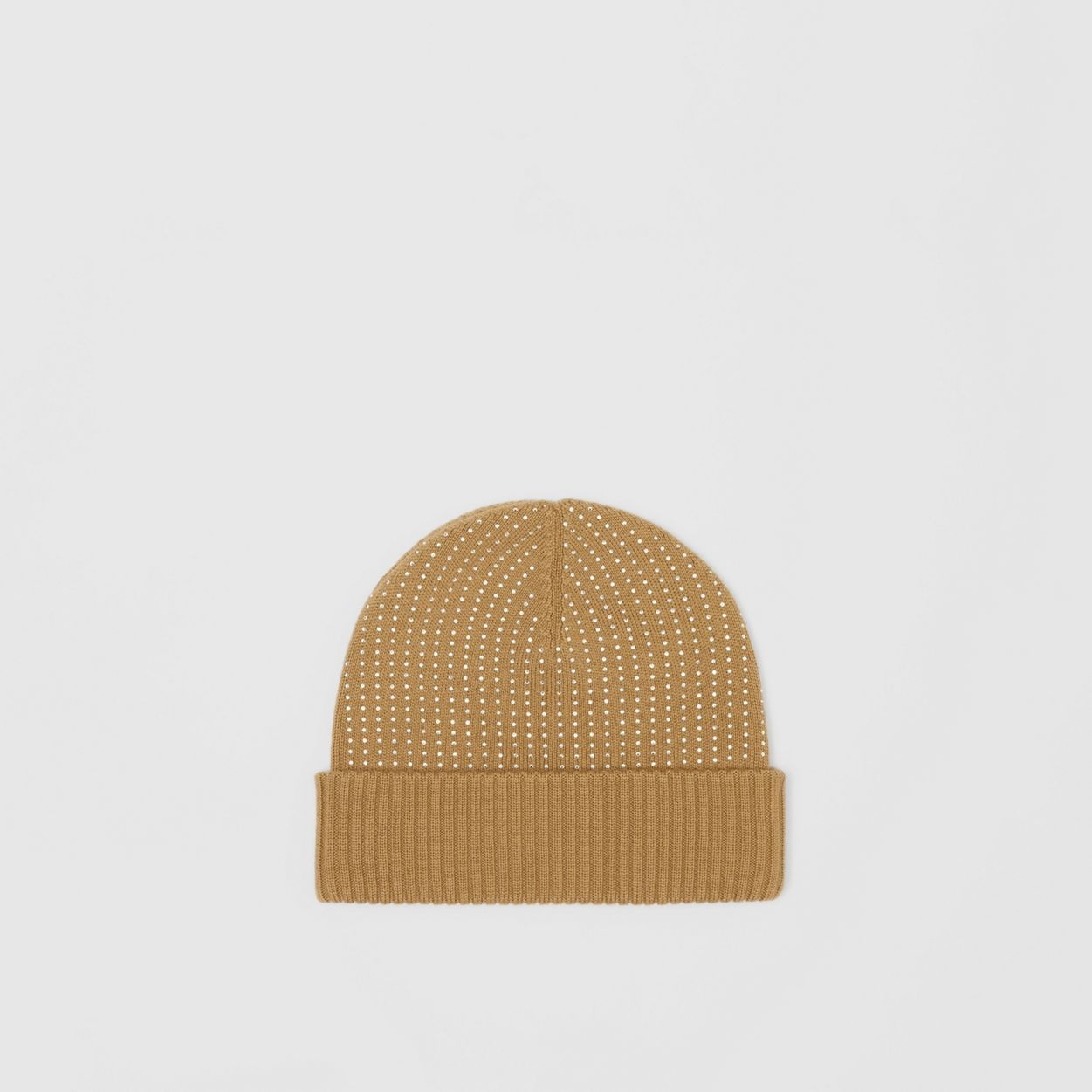 Crystal Pinstriped Merino Wool Beanie - 5