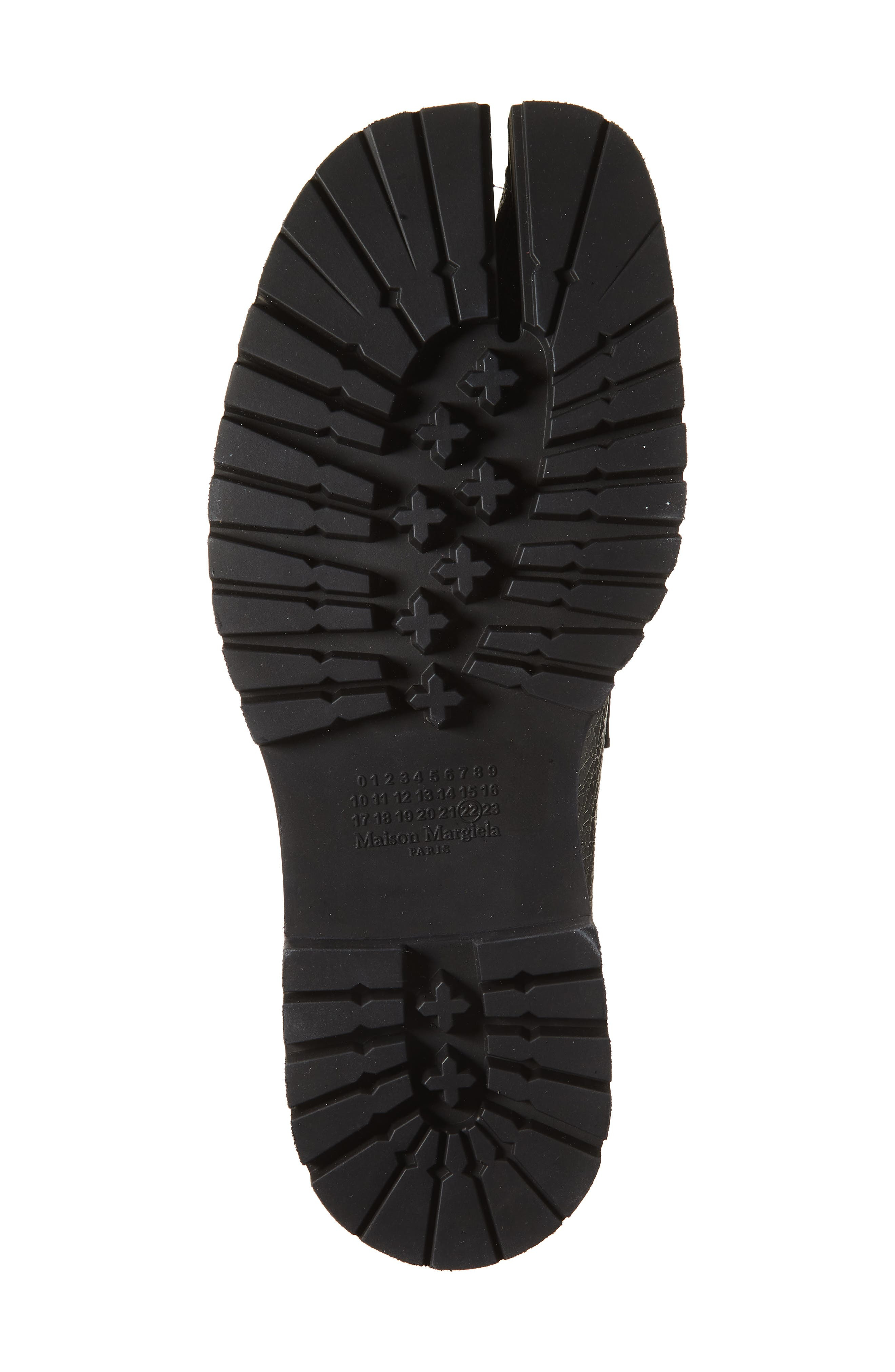 Maison Margiela Tabi County Loafer in Black/White at Nordstrom - 6