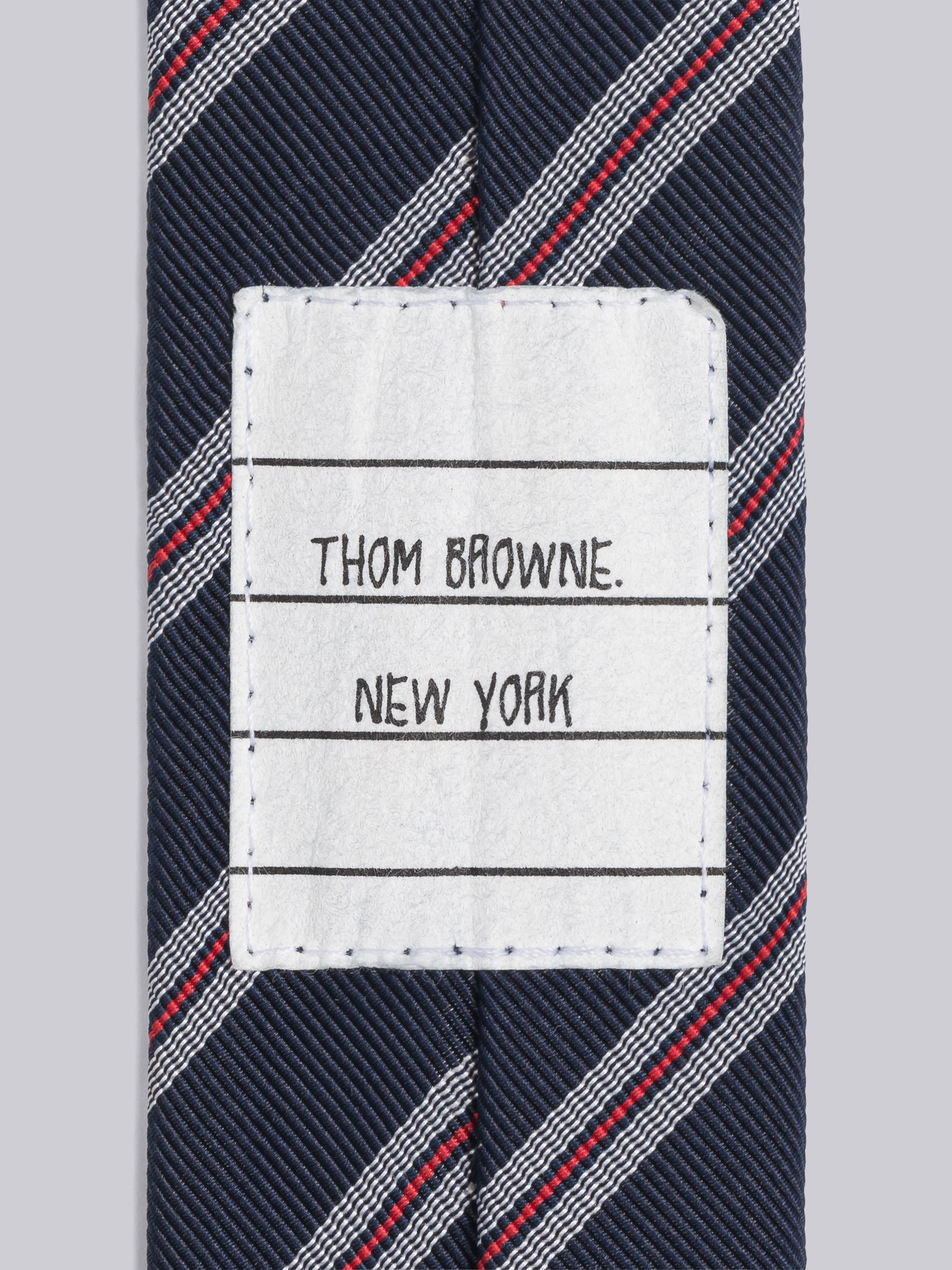Micro Hairline Stripe Jacquard Classic Tie - 2
