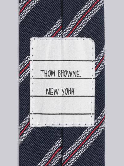 Thom Browne Micro Hairline Stripe Jacquard Classic Tie outlook