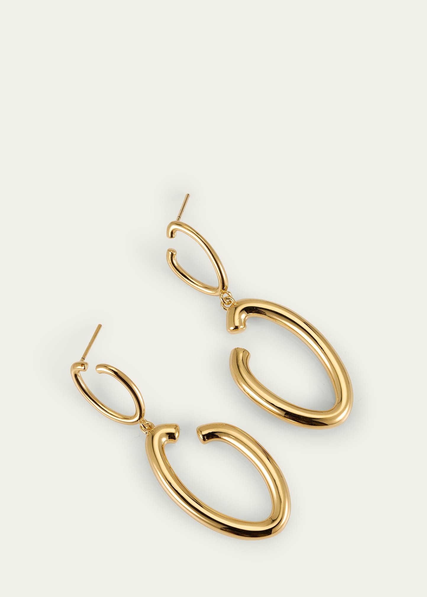 O Drop Hoop Earrings - 3