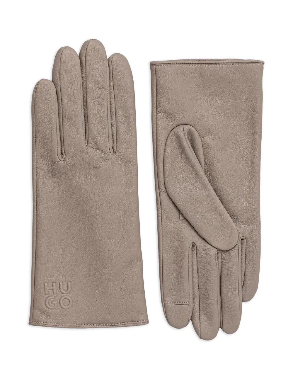 Beggy logo-embossed gloves - 1
