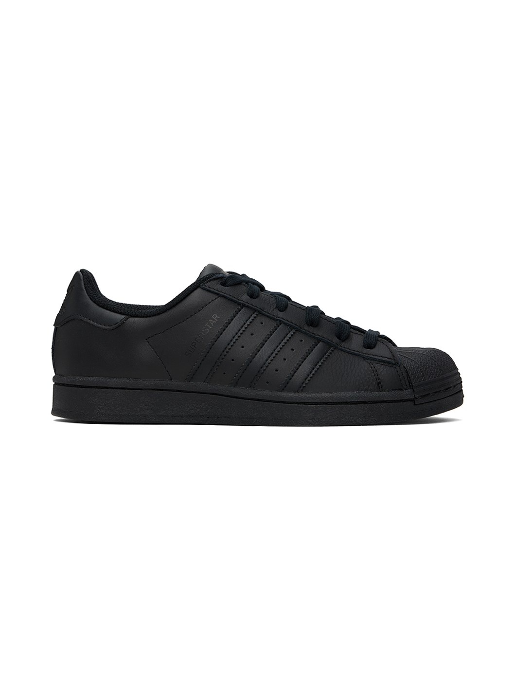 Black Superstar Sneakers - 1