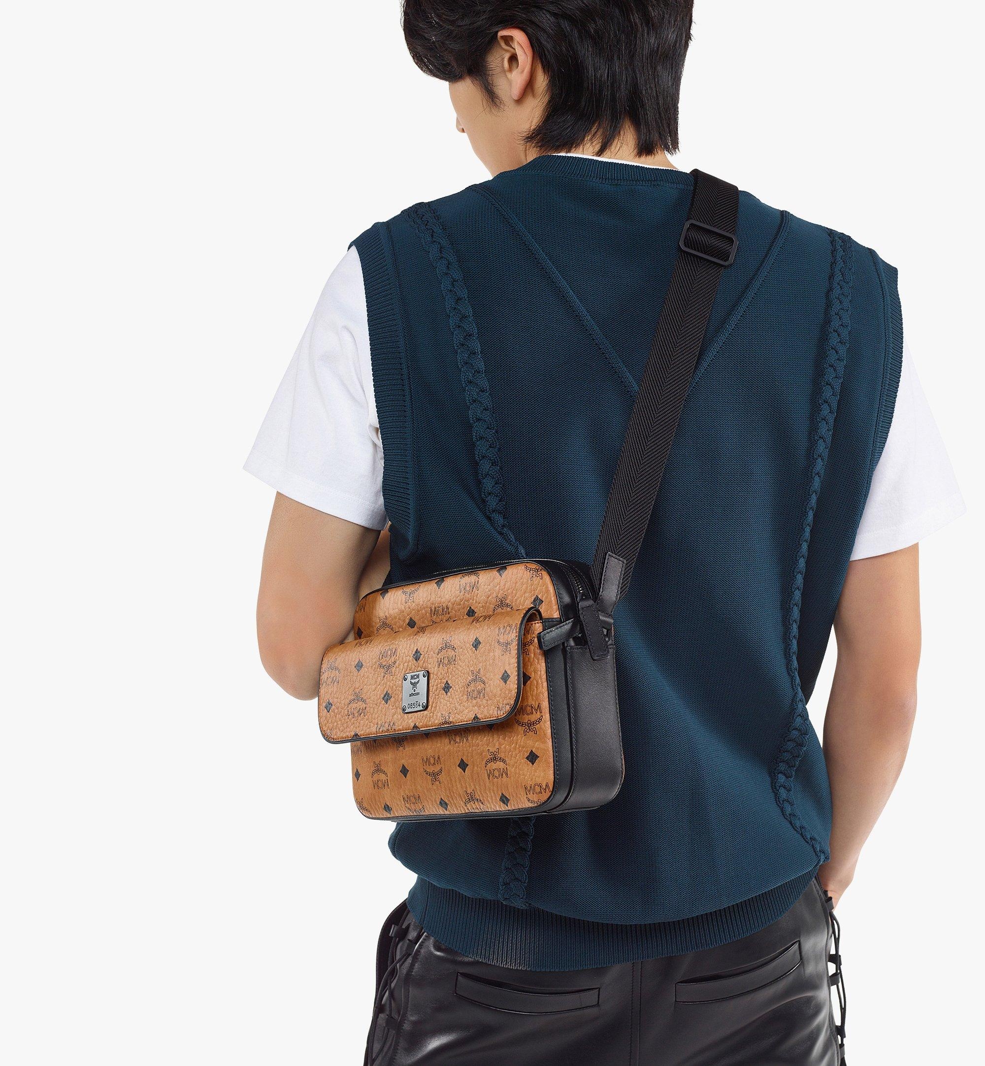 MCM Aren Messenger Bag in Visetos | mcm | REVERSIBLE