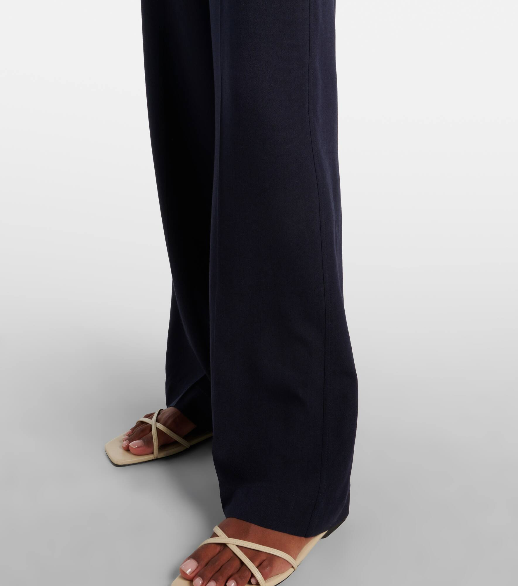 High-rise wide-leg pants - 5
