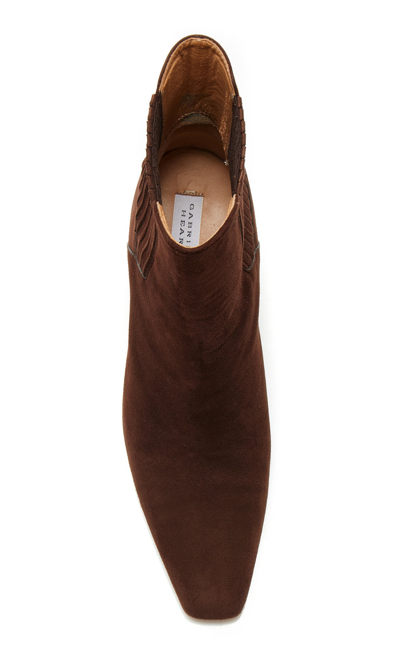 GABRIELA HEARST Luke Suede Ankle Boots brown outlook