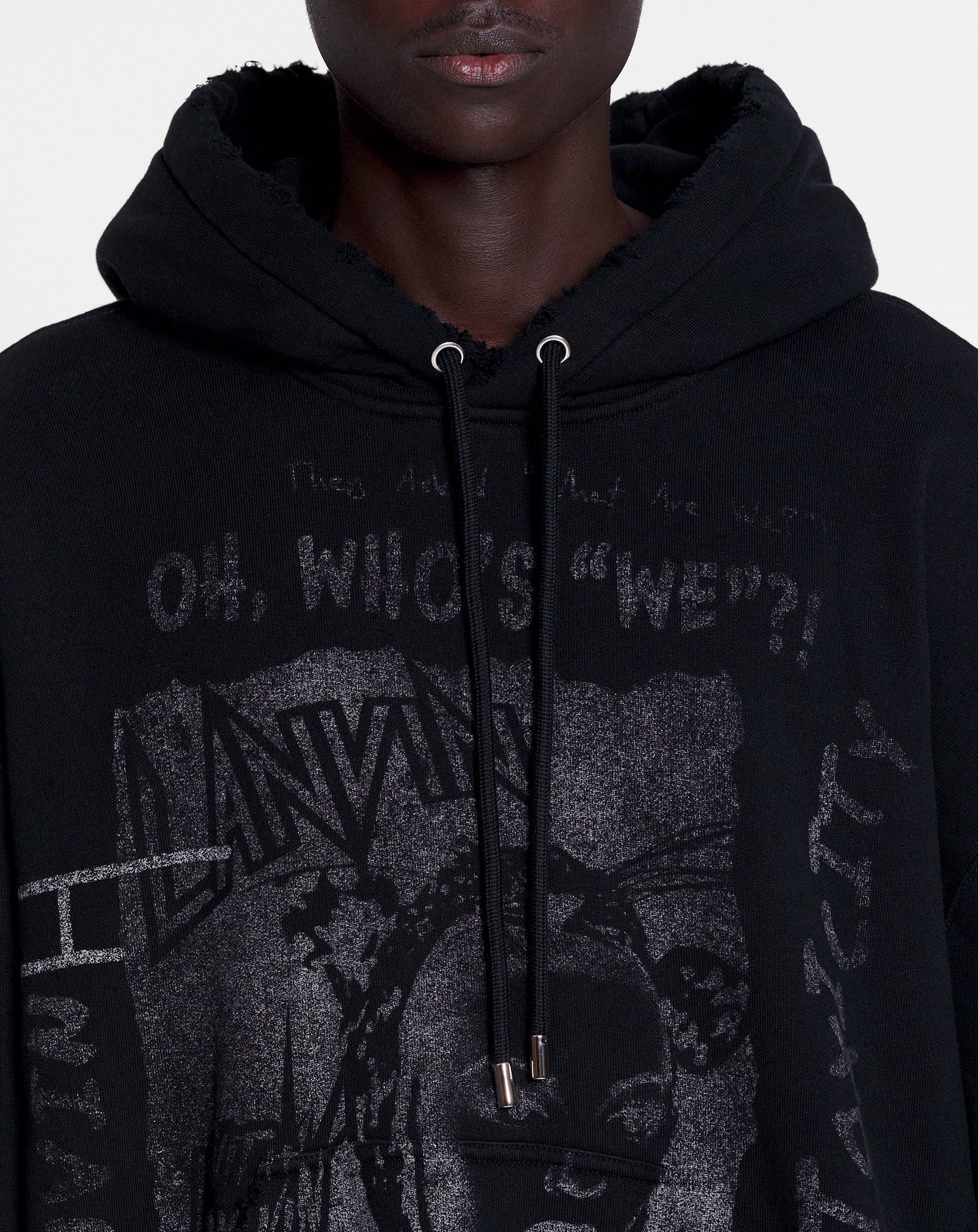 LANVIN X FUTURE UNISEX LOOSE-FIT PRINTED HOODIE - 5