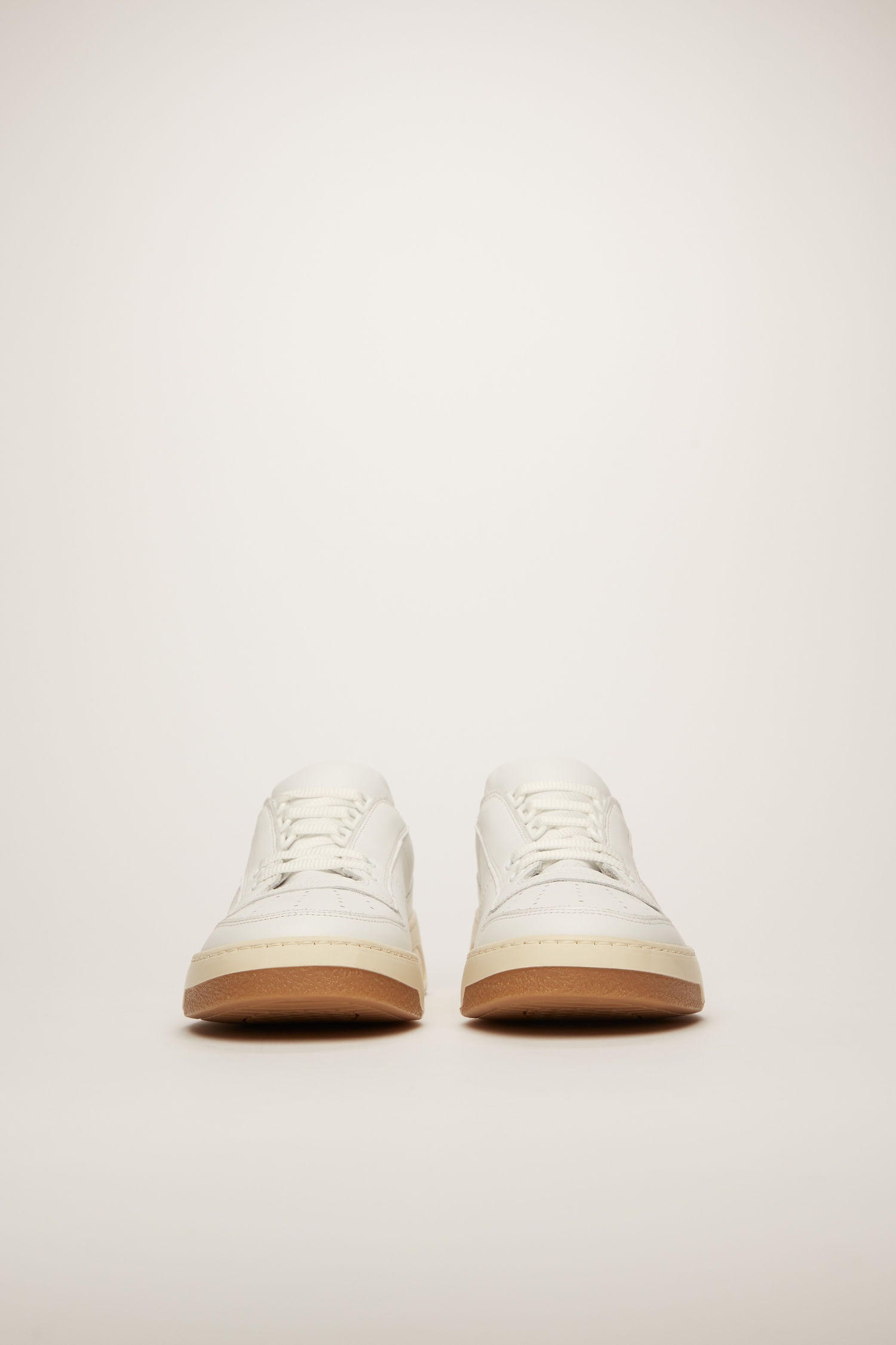 Lace-up sneakers white/white - 2