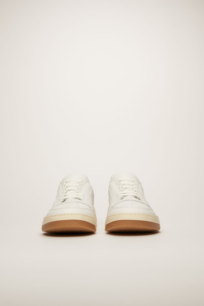 Acne Studios Lace-up sneakers white/white outlook