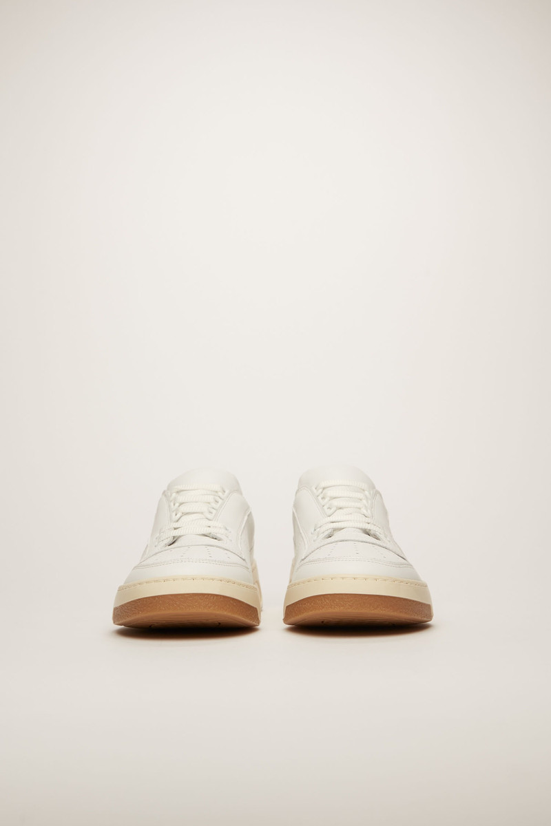 Acne Studios Lace-up sneakers white/white outlook