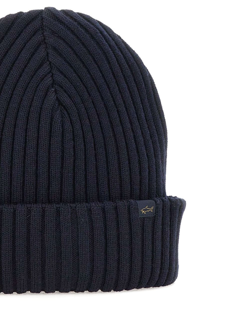 ribbed logo-label beanie - 4