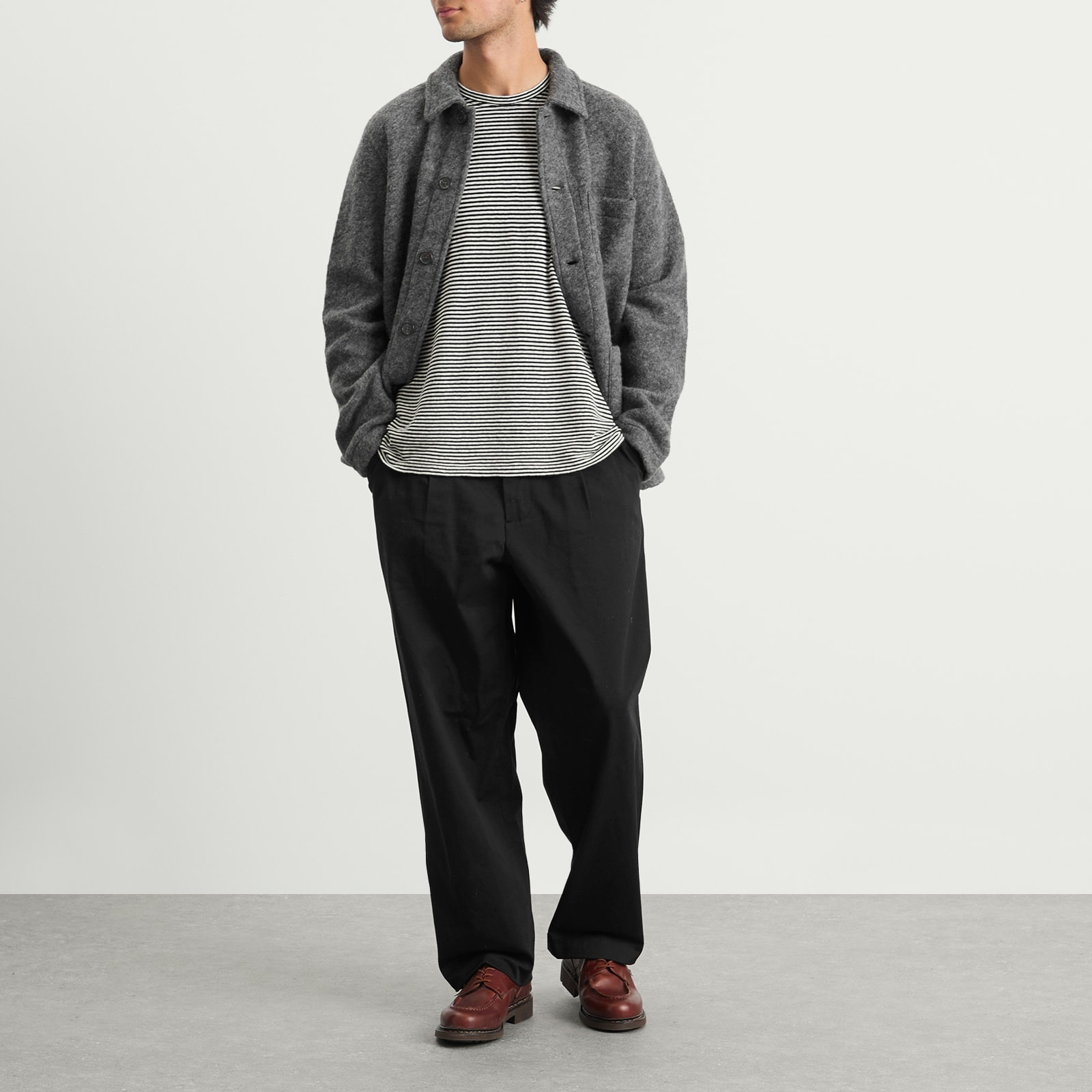 Universal Works Wool Fleece Field Jacket - 4