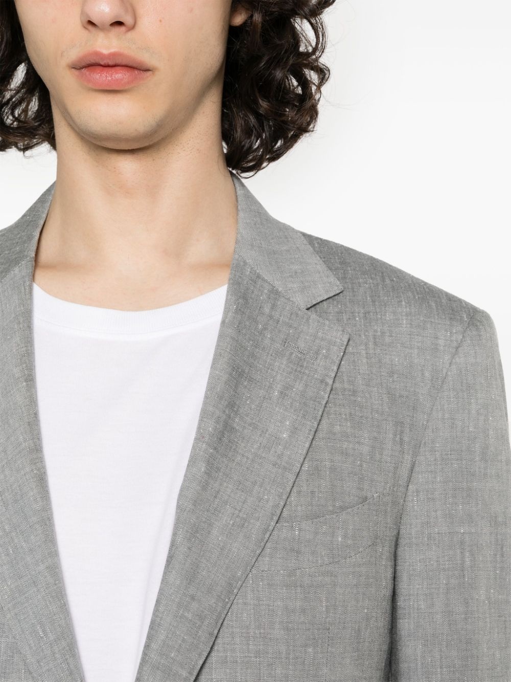 slub-texture suit - 5