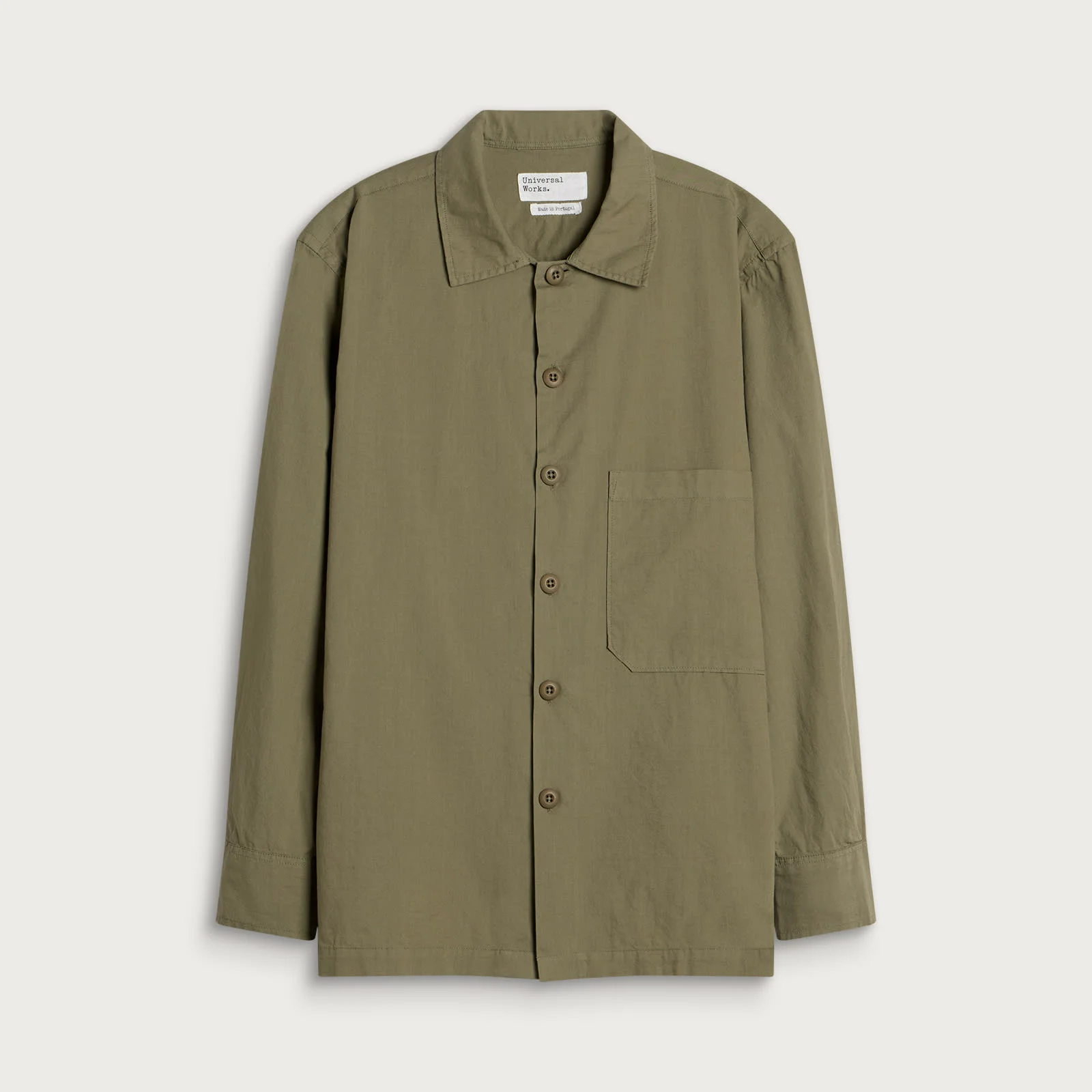 Universal Works Slub Shirting Fatigue Shirt - 1