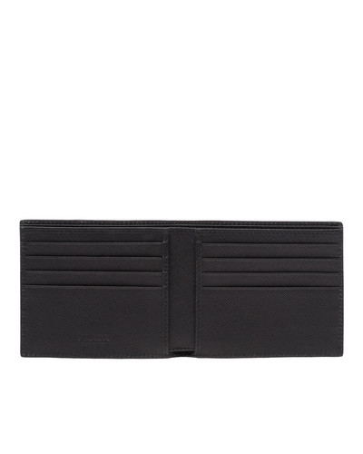 Prada Saffiano and crocodile leather wallet outlook