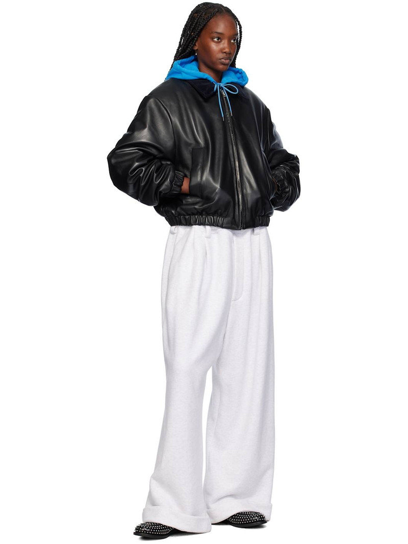 Meryll Rogge Gray Drawstring Chino Lounge Pants outlook