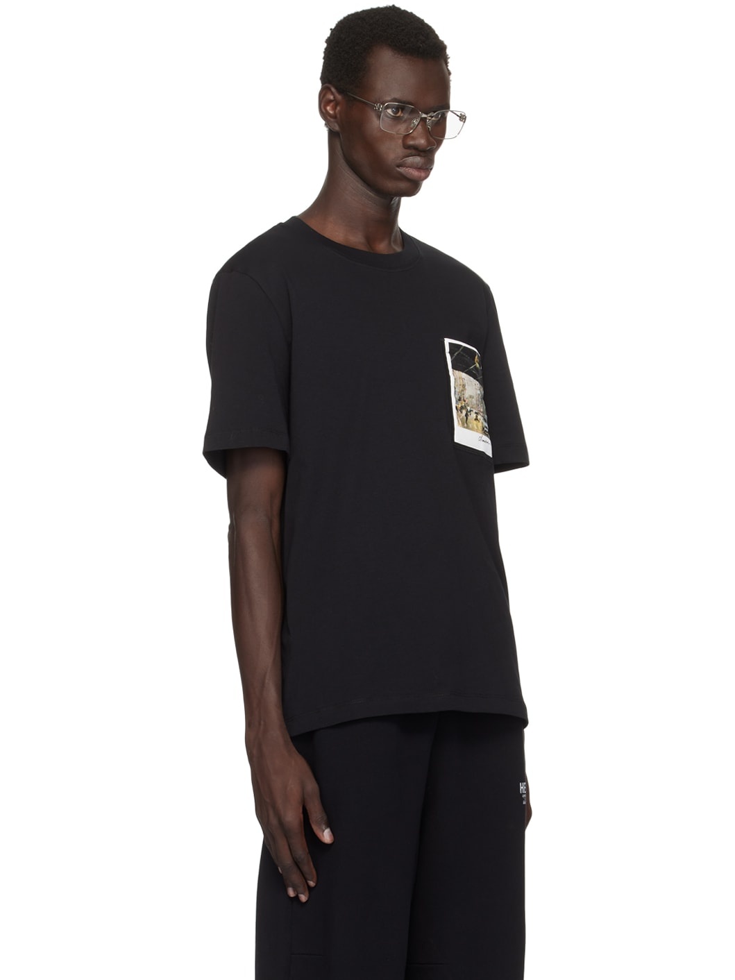 Black Overpass Postcard T-shirt - 2