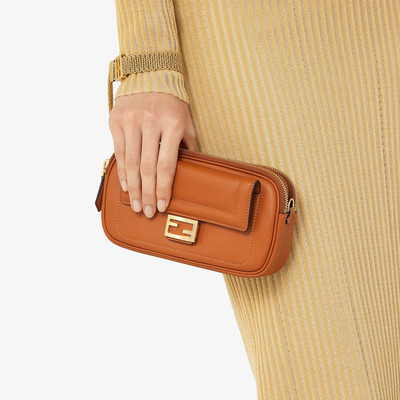 FENDI Brown leather mini bag outlook