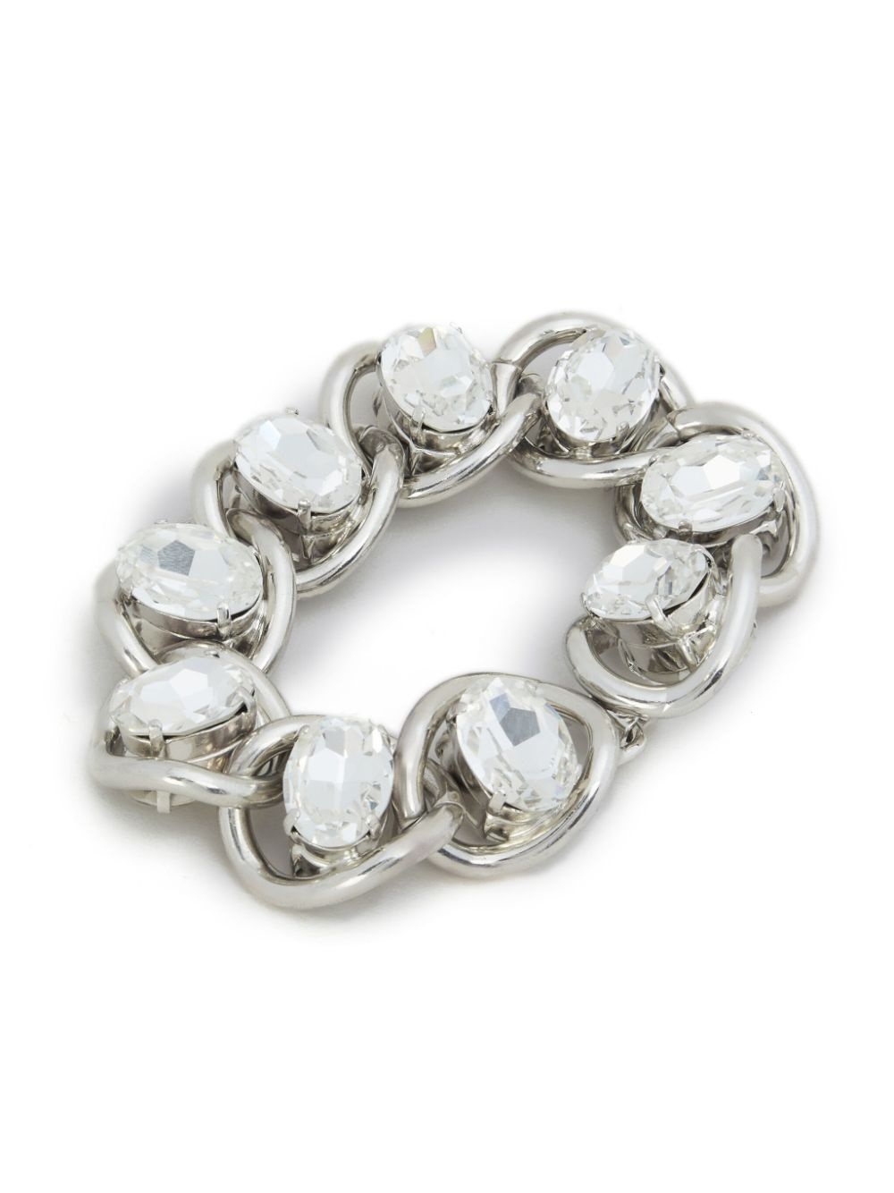 crystal-embellished chain bracelet - 3