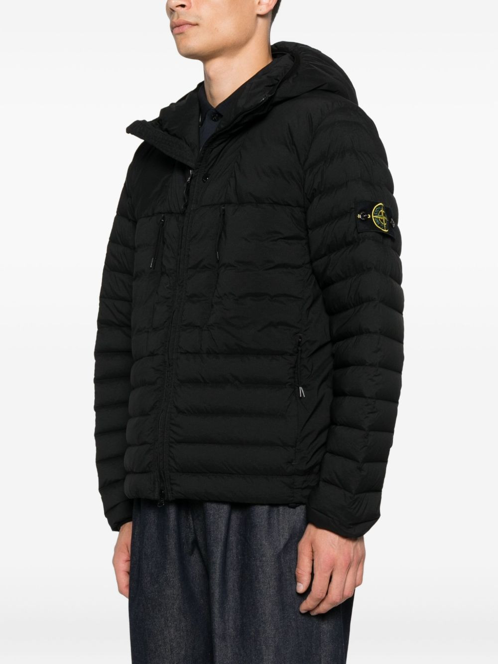 4100020 hooded quilted jacket - 3