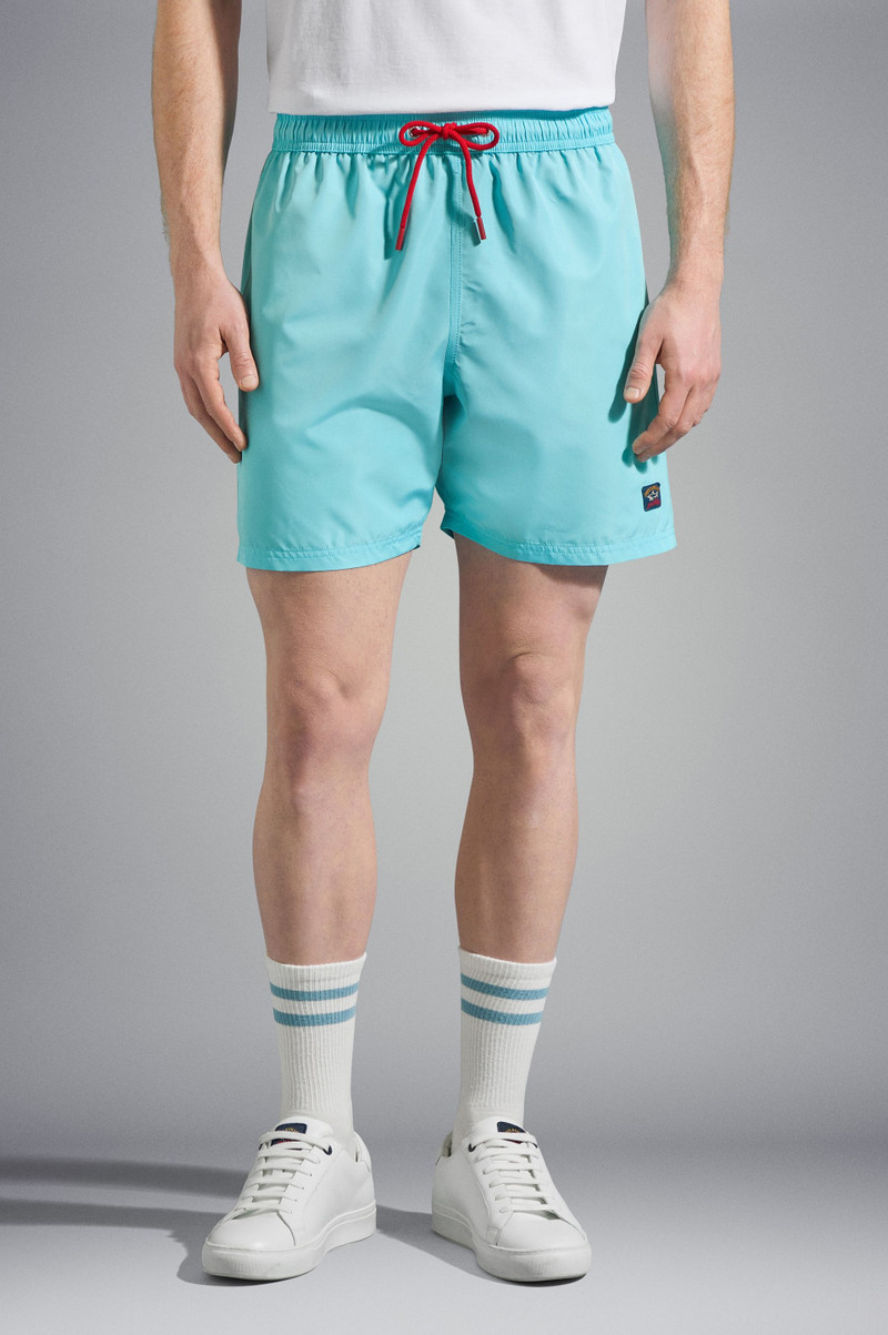 SWIM SHORTS WITH ICONIC BADGE 2