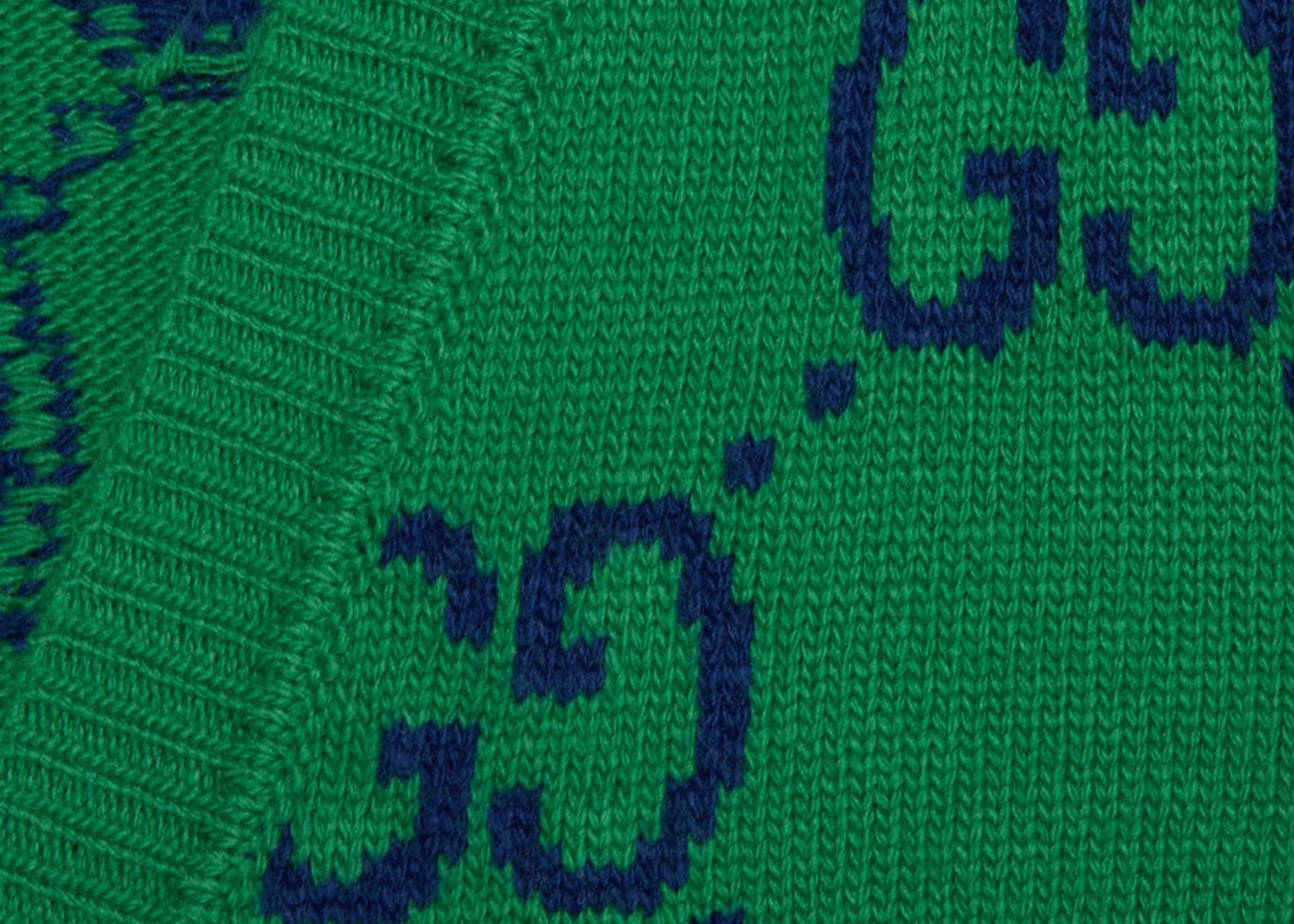 Gucci GG Knit Cardigan Green/Blue - 2