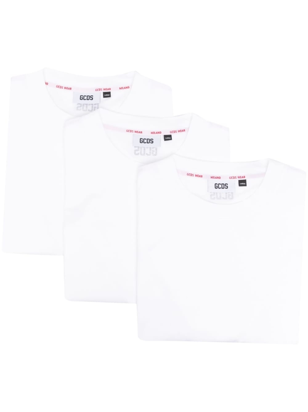 logo-print T-shirt three-pack - 1