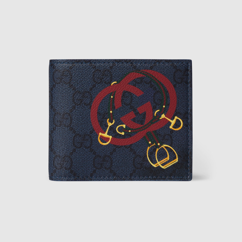GG bi-fold wallet with print 1