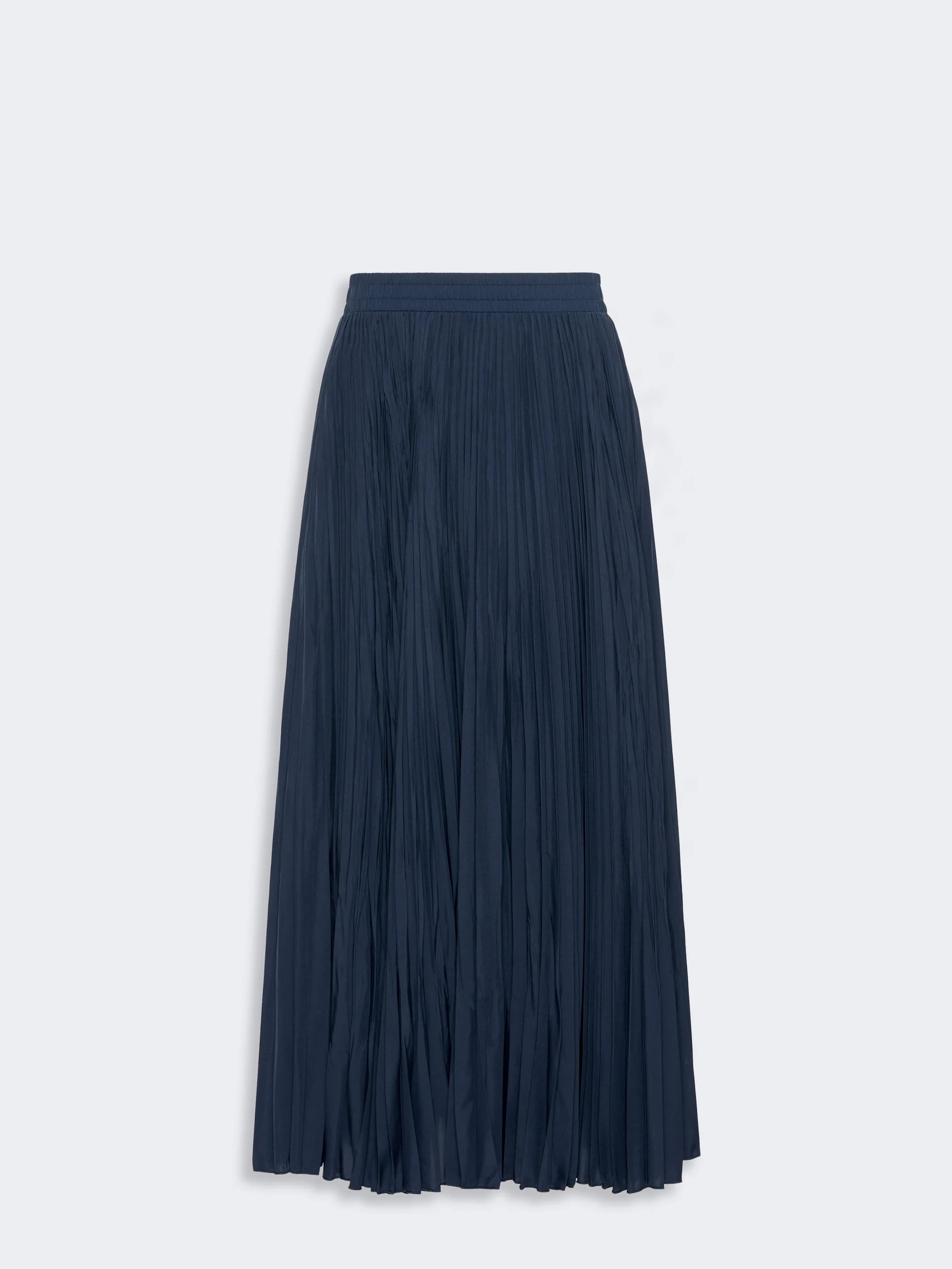 FOGGIA Plissé-pleated skirt - NAVY - 1