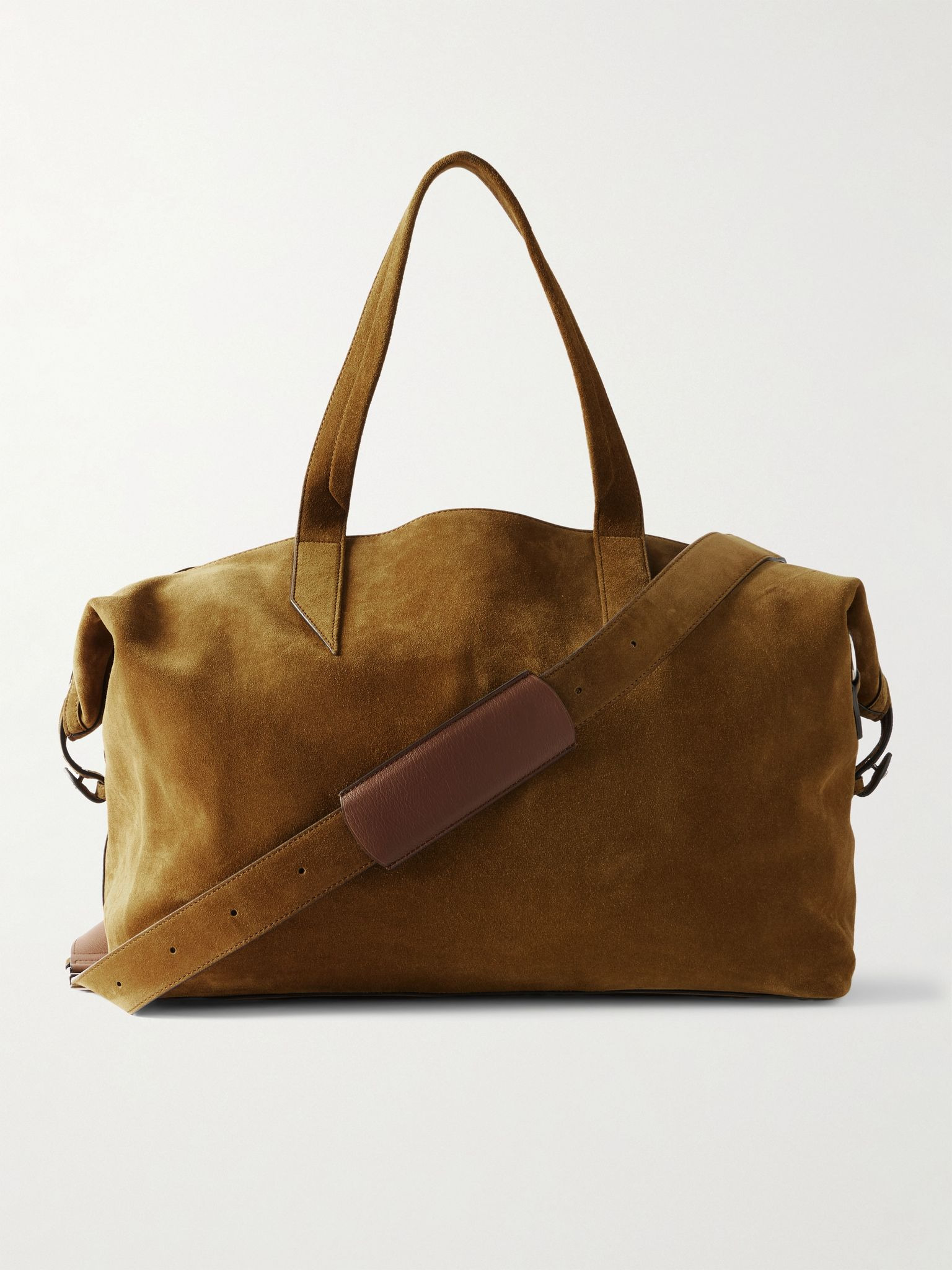 Nomad Suede Weekend Bag Tan - 1