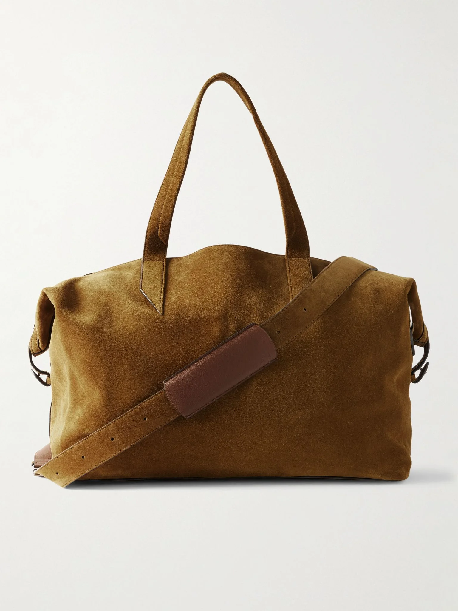Nomad Suede Weekend Bag Tan - 1
