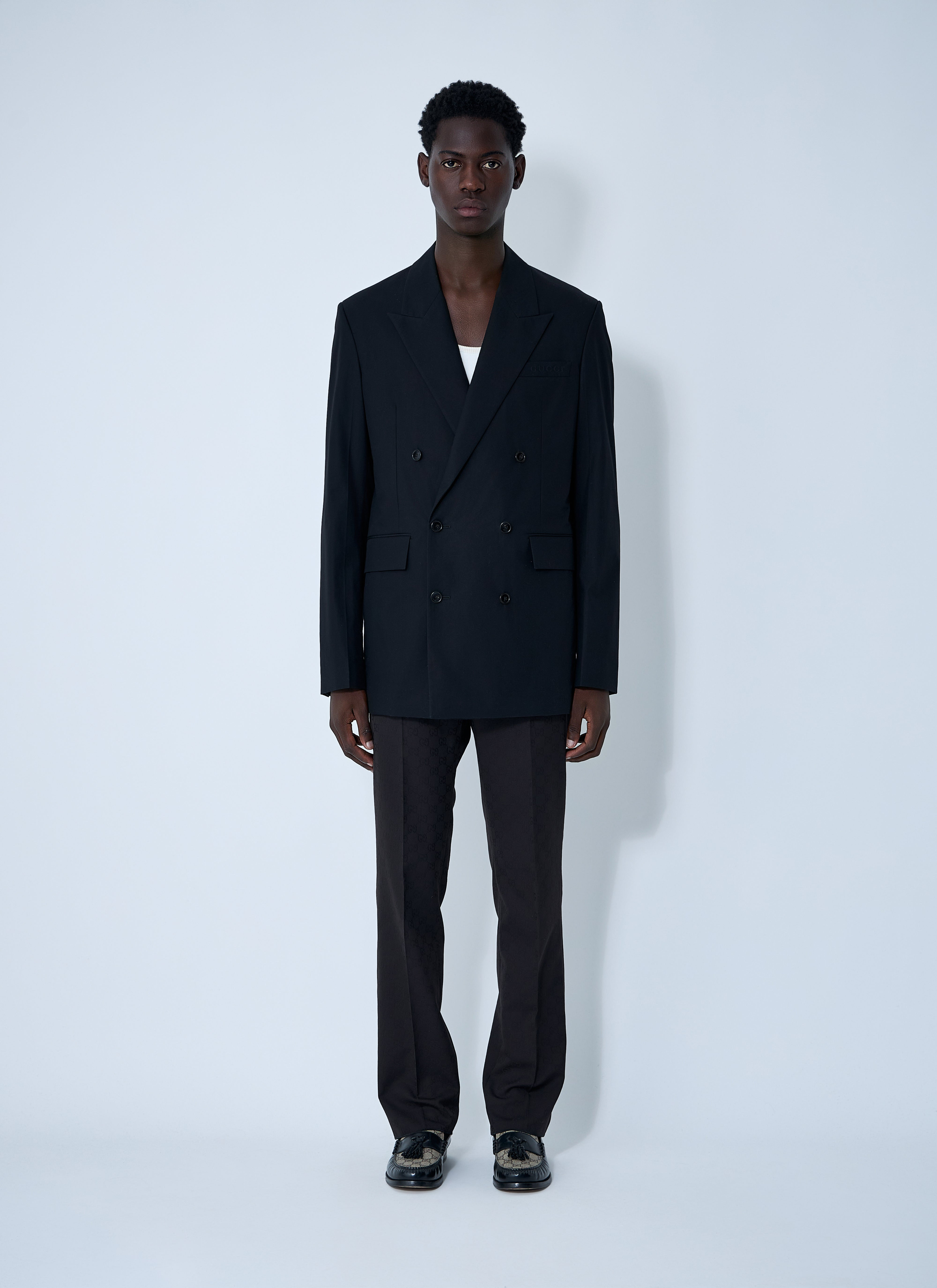 Gucci Men Double-Breasted Blazer - 2