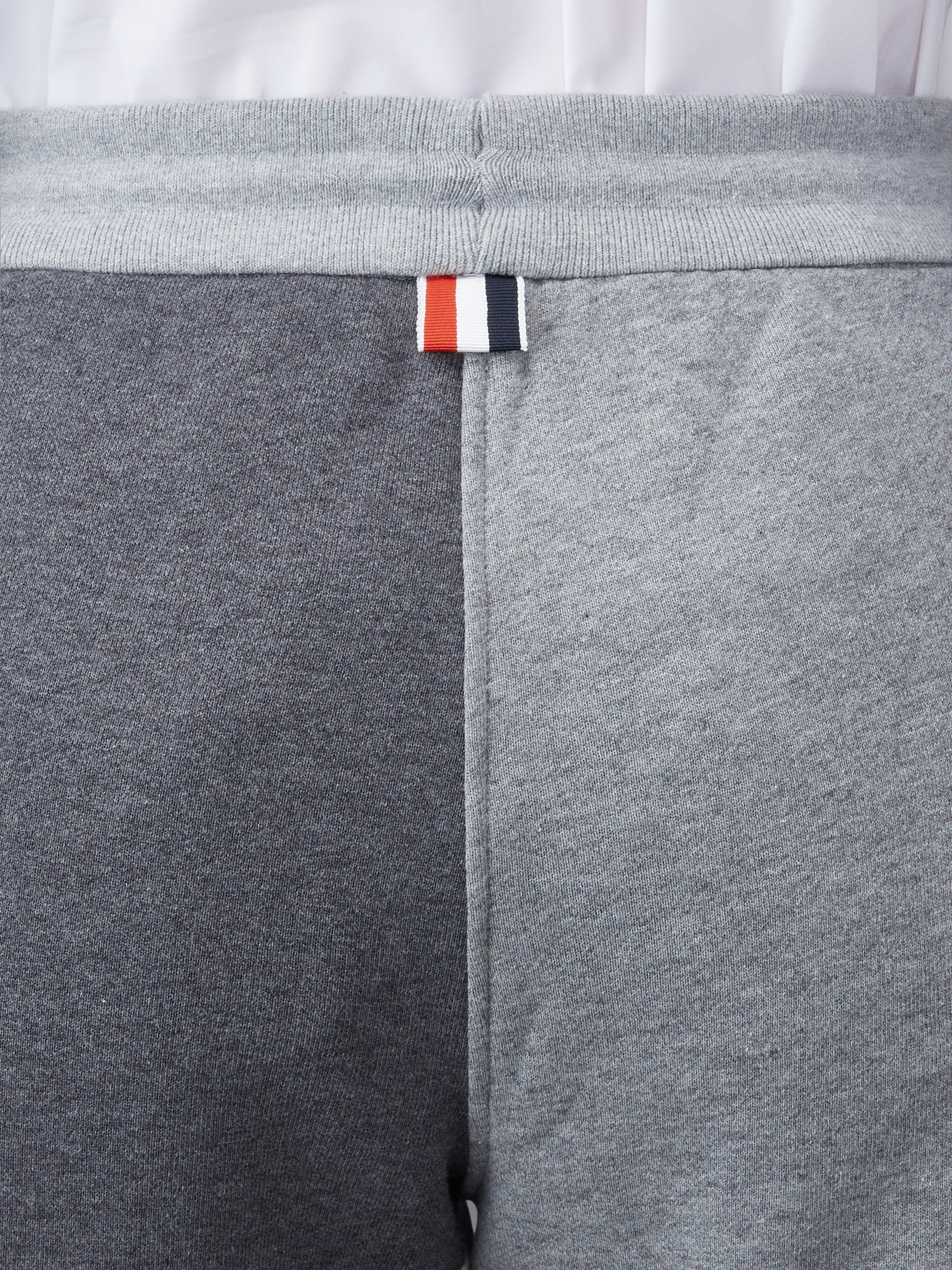 panelled 4-Bar cotton shorts - 6