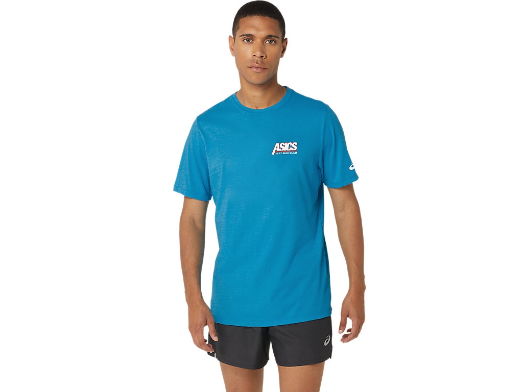 UNISEX ASICS SMSB 1977 RUN CLUB SHORT SLEEVE TEE - 1