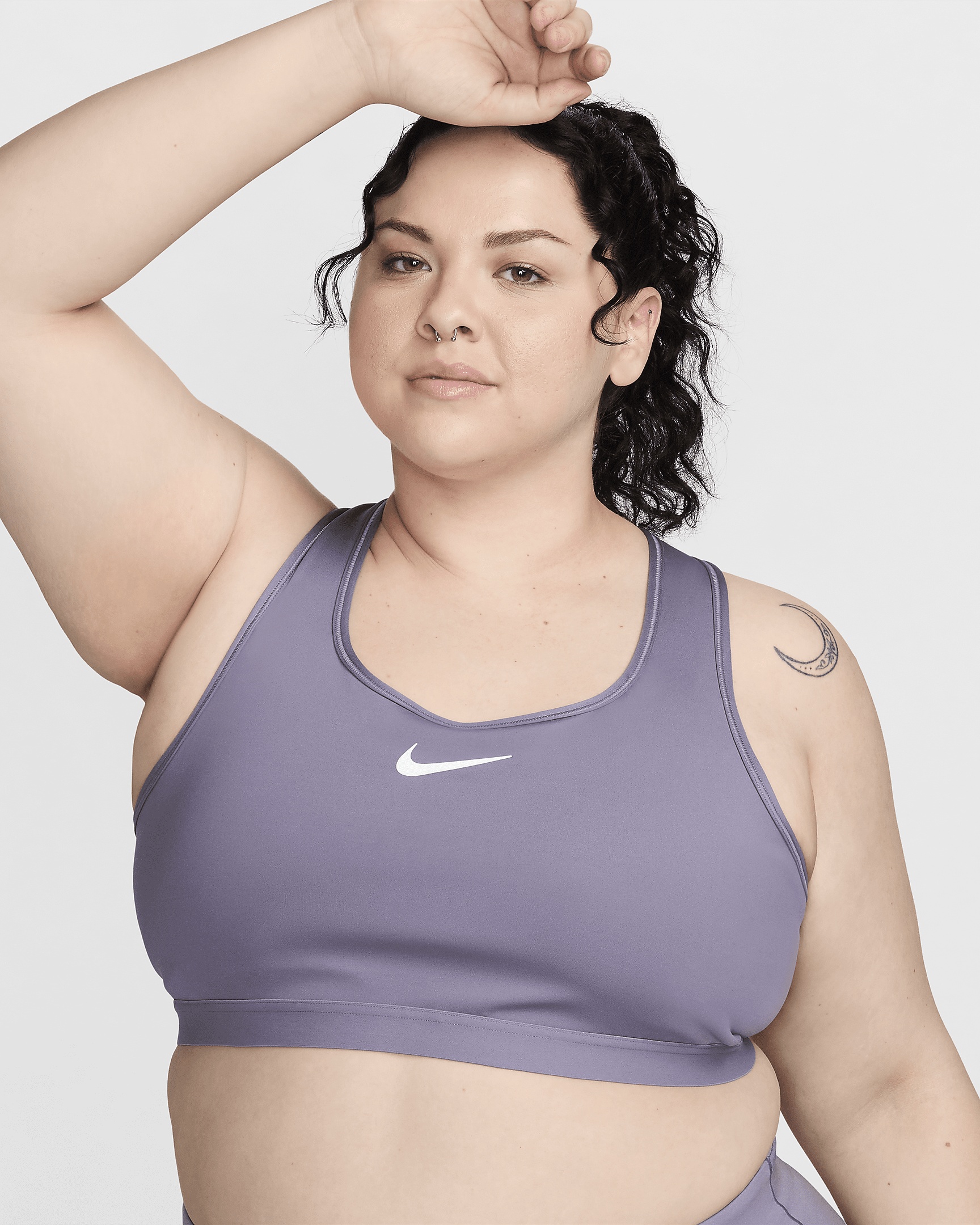 Nike Swoosh High Support Women's Non-Padded Adjustable Sports Bra - 9