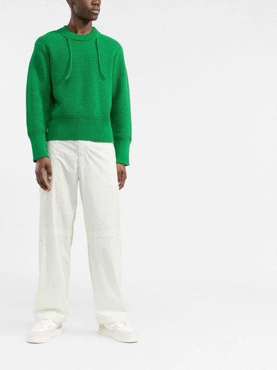 Ambush wide-leg cotton pants outlook