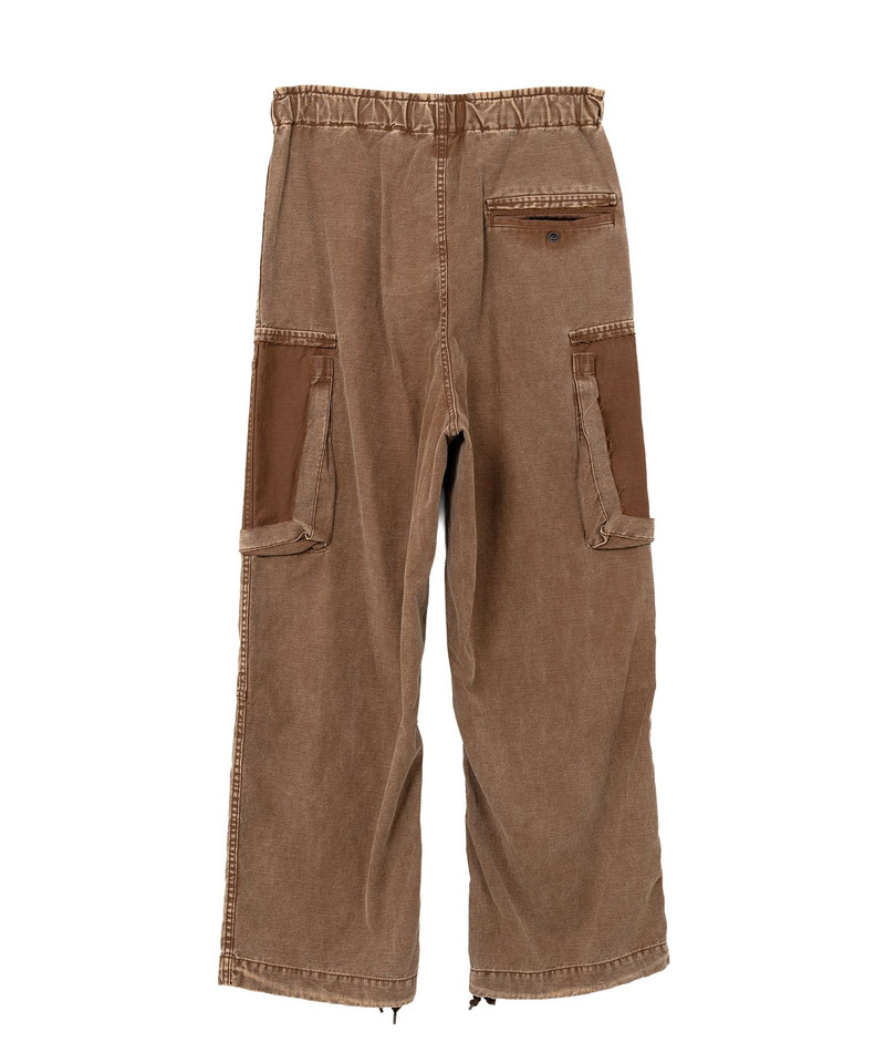 Cotton Satin Cargo Pants 28