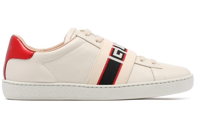 (WMNS) Gucci Ace 'Stripe Ivory' 525269-0FIV0-9086 - 2