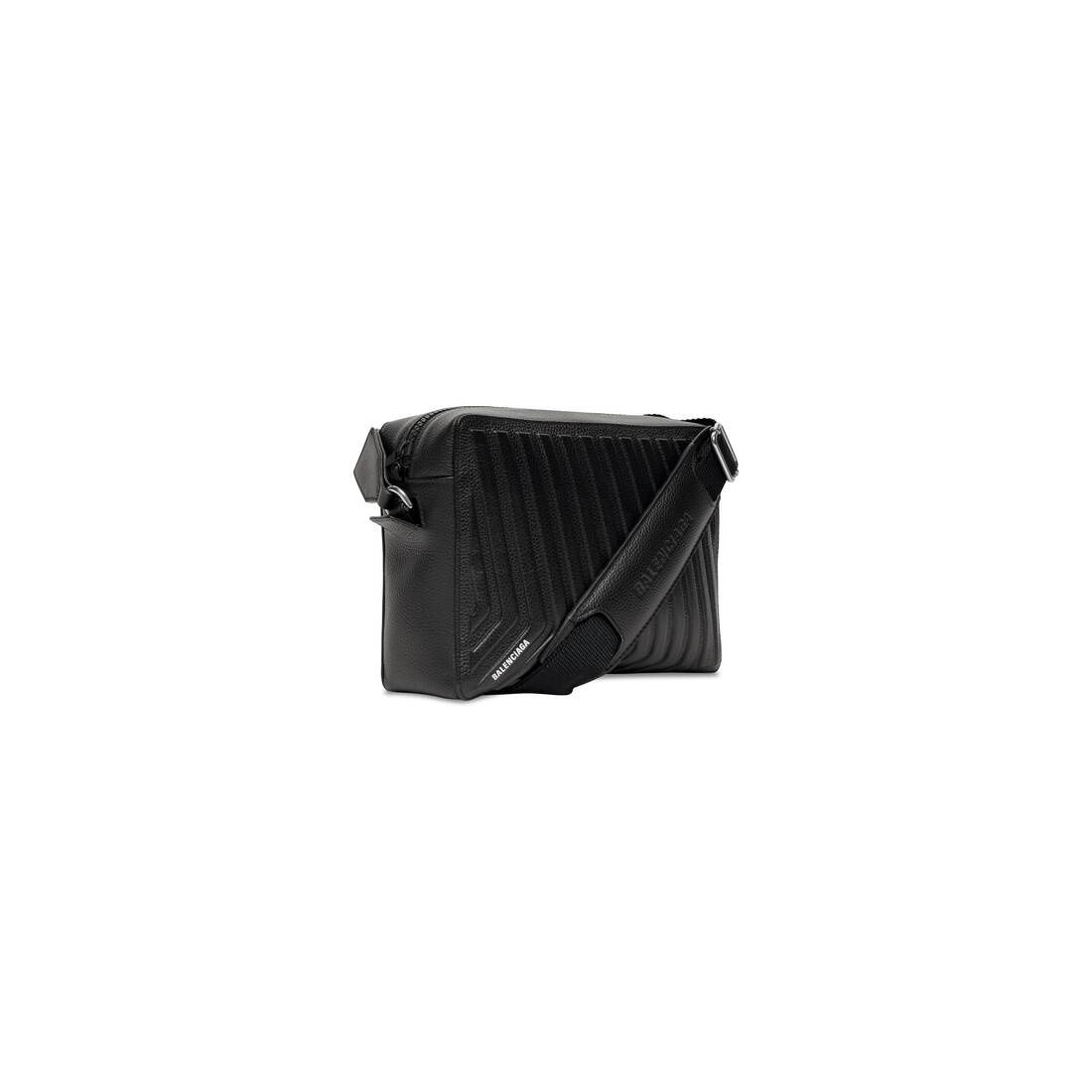 Balenciaga leather car camera bag - Black