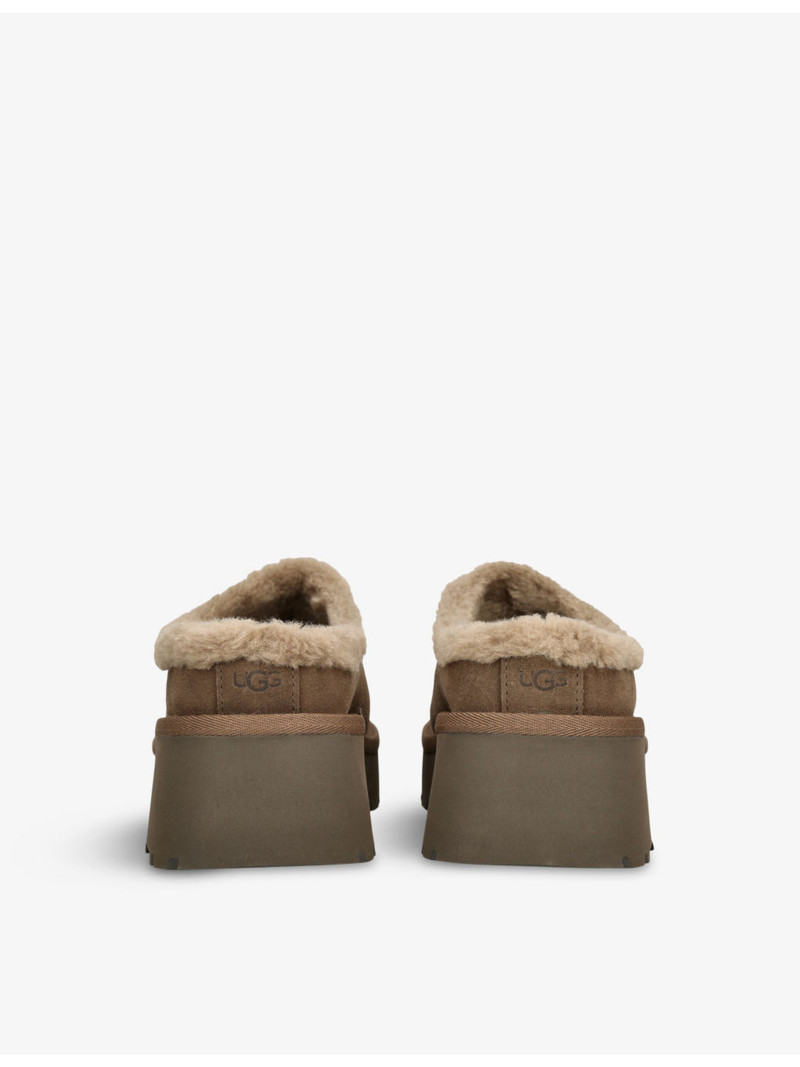 UGG New Height Cozy suede and shearling clogs outlook