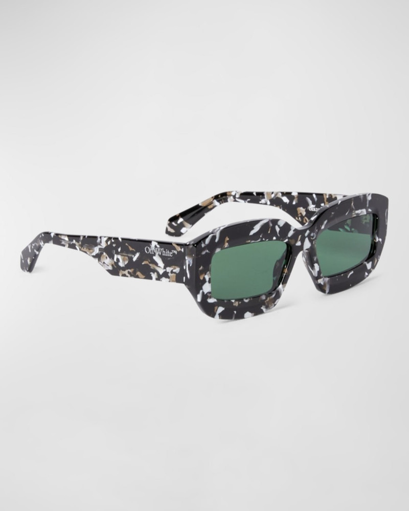 Off-White Charlotte Rectangle Acetate Sunglasses outlook