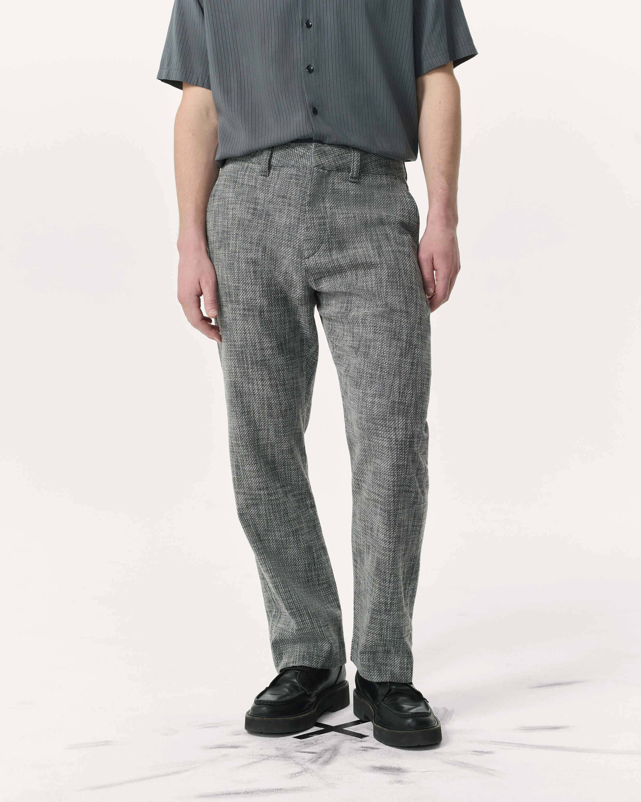 Haydon Straight Fit Italian Tweed Pants - 3
