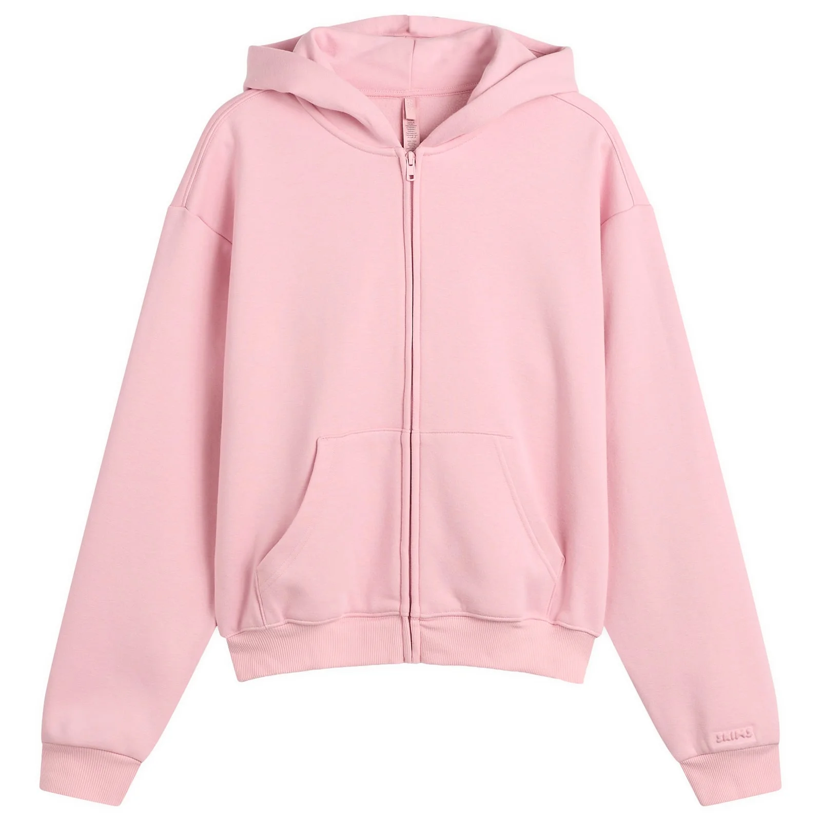 SKIMS Cotton Fleece Classic Zip Up Hoodie - 1