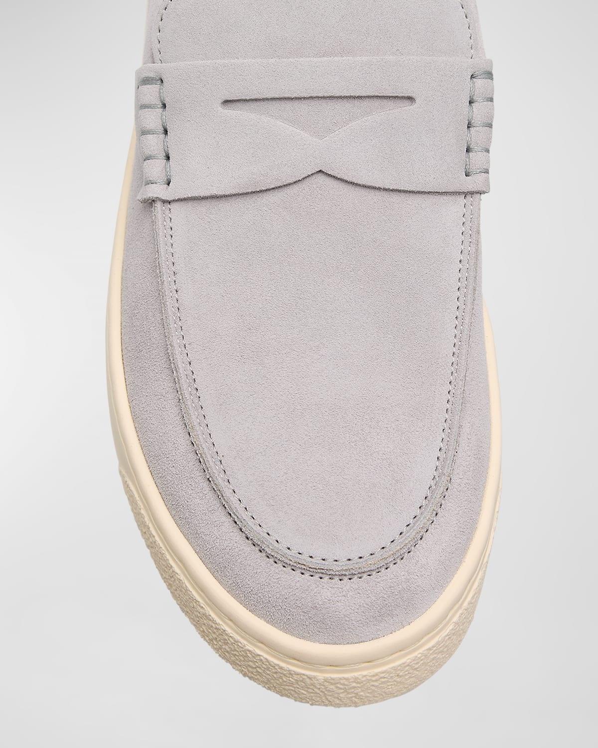 Men's Suede Moccasin Penny Loafers - 5