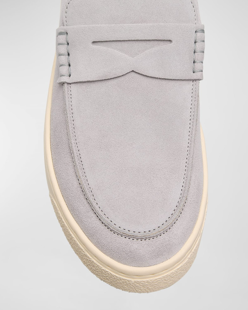 Men's Suede Moccasin Penny Loafers 5