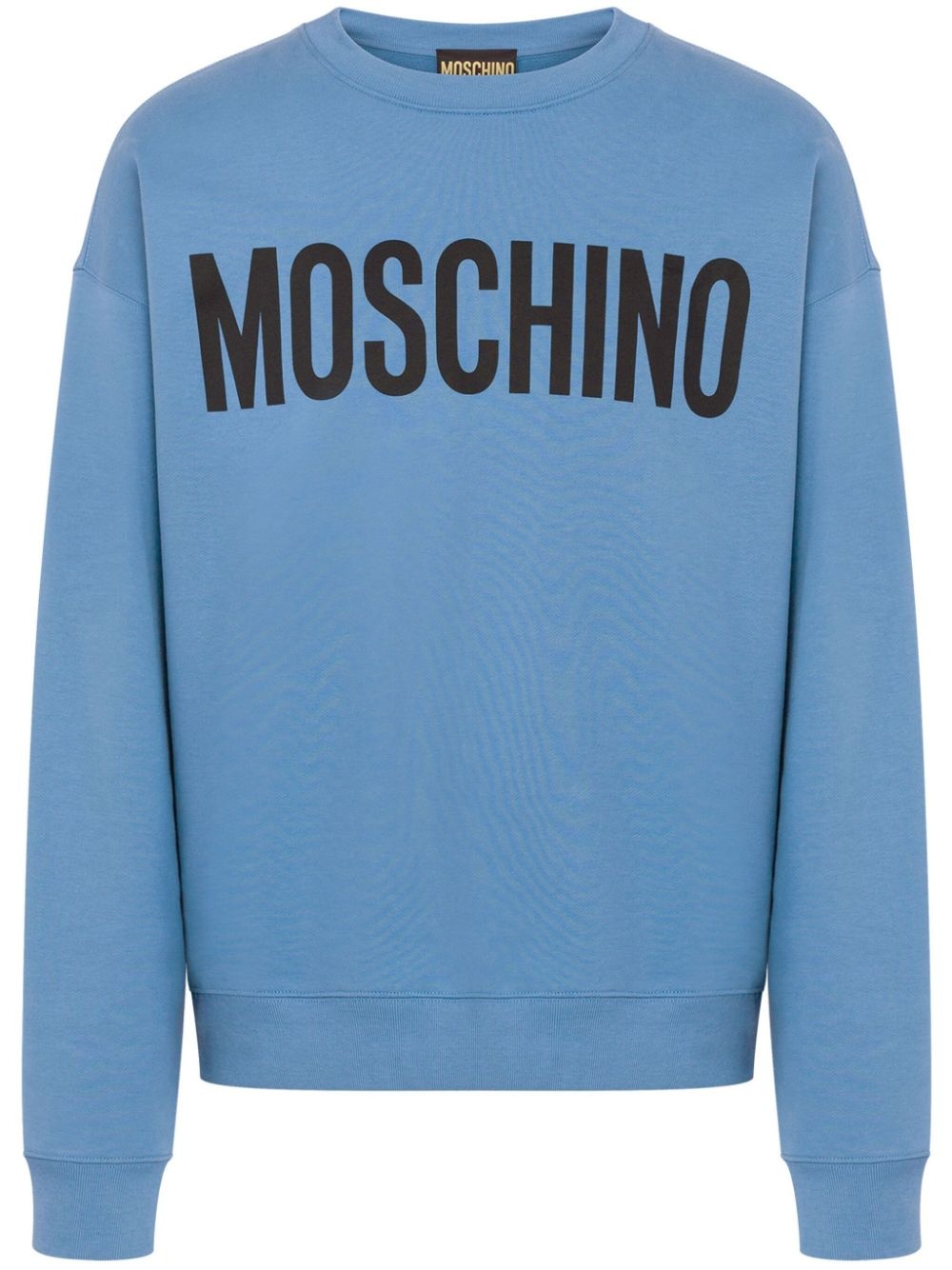 logo-print cotton sweatshirt - 1
