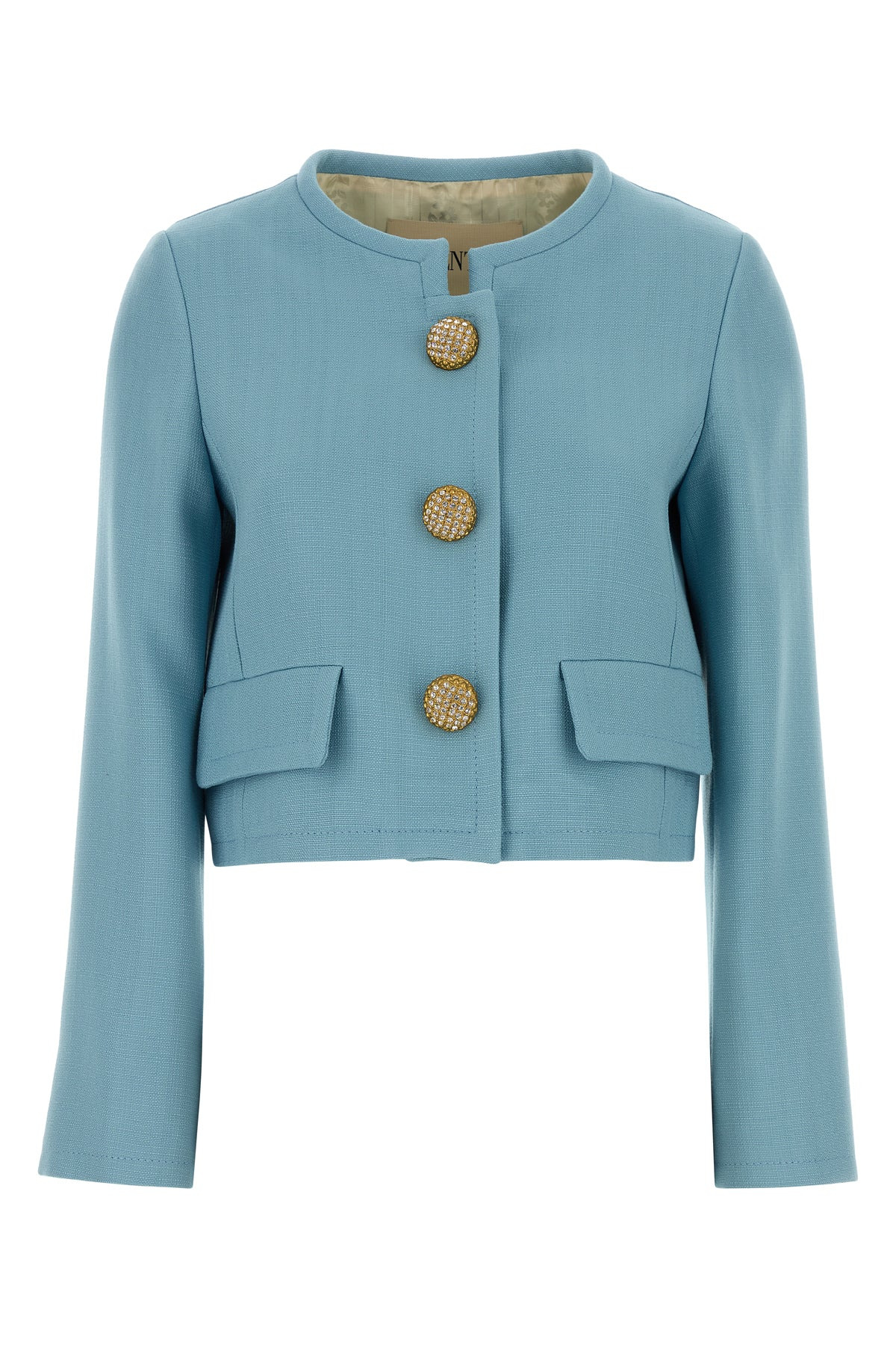 Light blue viscose blazer - 1