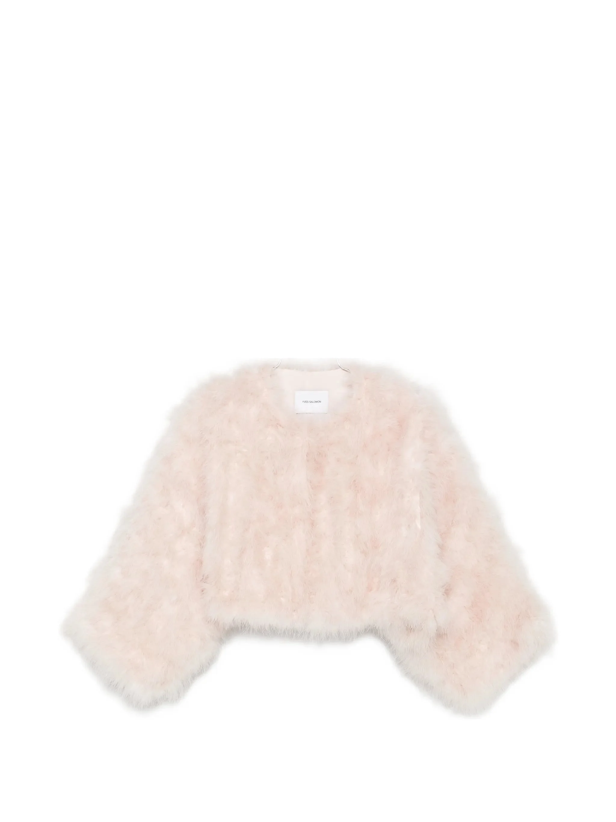 Yves Salomon Faux-fur Cropped Cape - 1