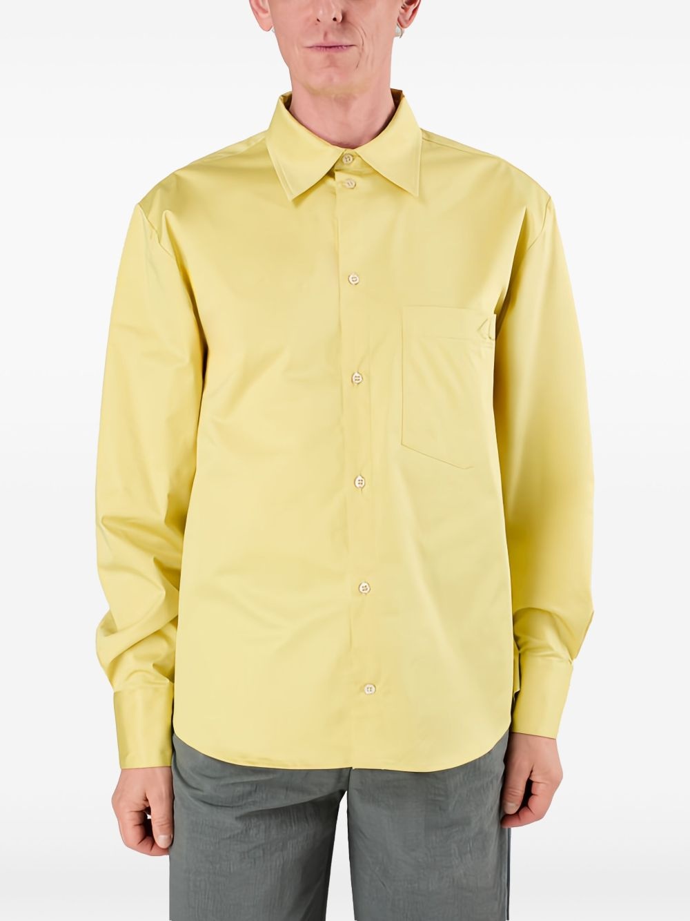 logo-print shirt - 3
