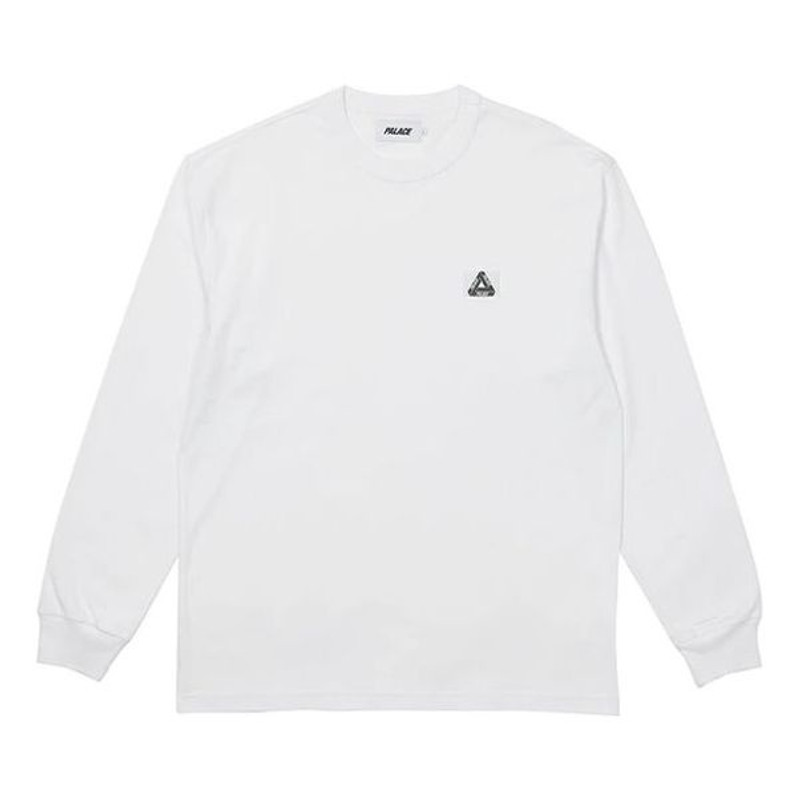 PALACE Unisex Logo Round-Neck Sweatshirt White P20LS009 1